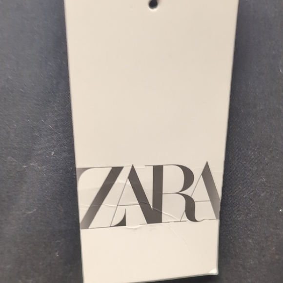 Zara Black Long Sleeve Fringe Dress - Picture 3 of 7